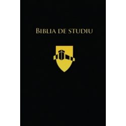 Biblia de studiu Andrews, copertă vinil tare, neagră